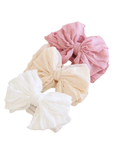 Load image into Gallery viewer, Large Ruffle Knit Bow