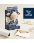 Load image into Gallery viewer, Bitzy Pal Natural Rubber & Plush - Cow