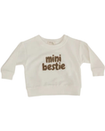 Load image into Gallery viewer, Mini Bestie Crewneck| Milk/Latte