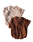Load image into Gallery viewer, Neutral Sweatshirt Onesie