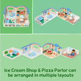 Load image into Gallery viewer, Cherry Lane Ice Cream and Pizza Play Set