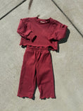 Load image into Gallery viewer, Youth Scalloped Sweat Set