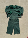Load image into Gallery viewer, Youth Scalloped Sweat Set