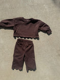 Load image into Gallery viewer, Youth Scalloped Sweat Set