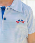 Load image into Gallery viewer, Let Freedom Ring Polo Short Set