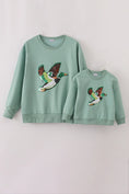 Load image into Gallery viewer, Duck Sequin Kid Sweatshirt