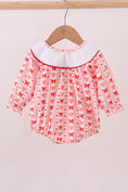 Load image into Gallery viewer, Heart & Bow Smocked Bubble