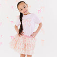 Load image into Gallery viewer, Ditsy Floral Bow Patch Short Sleeve T-Shirt