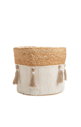 Load image into Gallery viewer, Cotton + Jute Storage Bin