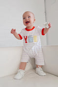 Load image into Gallery viewer, Crawfish Applique Kids Romper