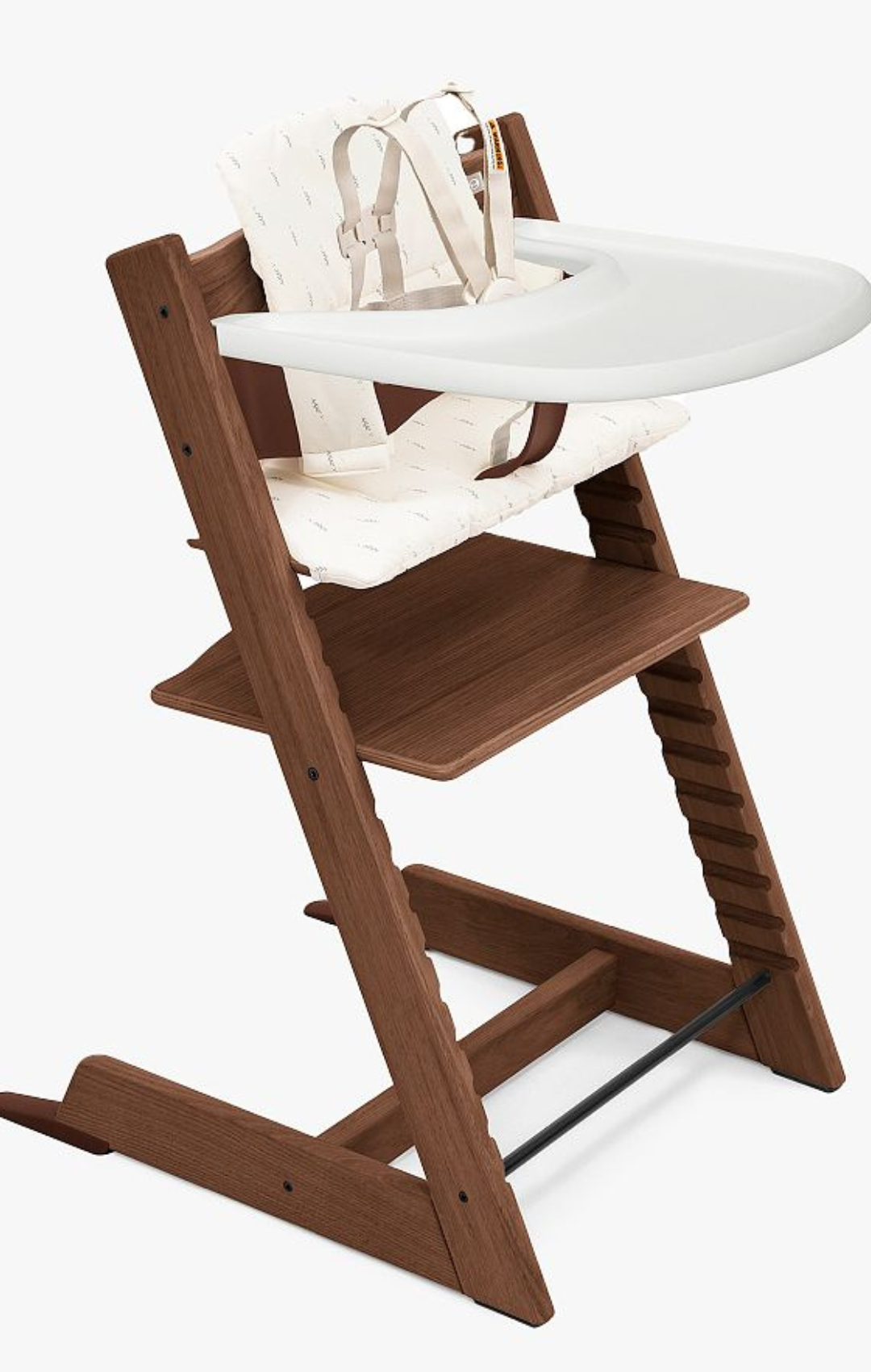 Stokke Tripp Trapp High Chair Oak Warm Brown Wheat Cushion and Tray