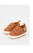 Load image into Gallery viewer, Brown Double Strap Baby Shoe