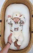 Load image into Gallery viewer, Little Bear Jacquard Sweater - Cream
