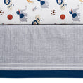 Load image into Gallery viewer, Zoo Sports 3 pc Baby Crib Nursery Bedding Set