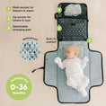 Load image into Gallery viewer, Ezee Portable Diaper Changing Pad