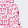 Load image into Gallery viewer, Bow Printed Girls Canvas Backpack