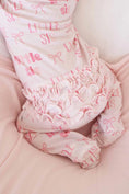 Load image into Gallery viewer, Little Sis Ruffle Zipper Footie
