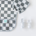 Load image into Gallery viewer, Sleeved Bib- Checkered