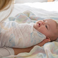 Load image into Gallery viewer, Aden + Anais Above The Clouds 4-pack Organic Swaddles