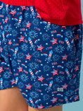 Load image into Gallery viewer, Red White Boom Performance Court Shorts