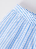 Load image into Gallery viewer, I <3 Mommy Smocked Boys Striped Shorts Set
