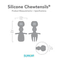 Load image into Gallery viewer, Silicone Chewtensils