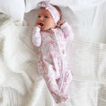 Load image into Gallery viewer, Fancy Frills Knit Large Bow Headwrap