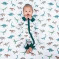 Load image into Gallery viewer, Dinosaur Bamboo Convertible Sleeper