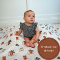 Load image into Gallery viewer, Life Is Better In Boots Baby Muslin Swaddle Blanket