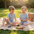 Load image into Gallery viewer, Choo Choo Shorts/Short Sleeve PJ Set