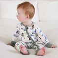 Load image into Gallery viewer, Blue Boot Scootin' Convertible Zip Romper