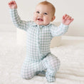 Load image into Gallery viewer, Peter Pan Collar Zipper Footie