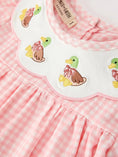 Load image into Gallery viewer, Pink Gingham Duck Dress