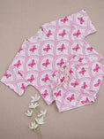 Load image into Gallery viewer, Pink Butterfly Shorts Set