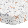 Load image into Gallery viewer, Deer Park Woodland Fitted Crib Sheet By Bedtime Original