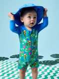 Load image into Gallery viewer, Sonic Blue Sun Protective Hat