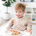 Load image into Gallery viewer, Sleeved Bib- Checkered