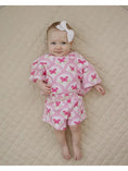 Load image into Gallery viewer, Pink Butterfly Shorts Set