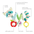 Load image into Gallery viewer, Spiral Activity Toy Raccoon