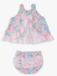 Load image into Gallery viewer, Bow Blooms Knit Swing Top & Bloomer Set