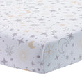 Load image into Gallery viewer, Goodnight Moon Fitted Sheet