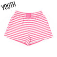 Load image into Gallery viewer, Lulu Mac Youth Stripe Monochrome Patch Shorts