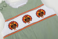 Load image into Gallery viewer, Turkey Smocked Overalls