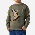 Load image into Gallery viewer, Youth Cabin Sweater Olive Duck