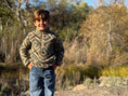 Load image into Gallery viewer, Macchu Brown/Teal Multi Stripe Sherpa

