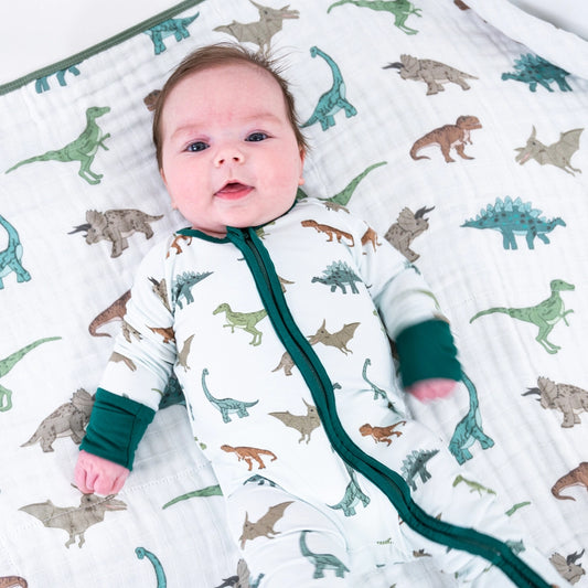 Dinosaur Bamboo Convertible Sleeper