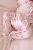 Load image into Gallery viewer, Little Sis Ruffle Zipper Footie
