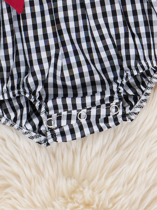 Arkansas Smocked Gingham Bubble