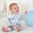 Load image into Gallery viewer, Blue Party Time Convertible Zip Romper
