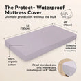 Load image into Gallery viewer, 2-Pk Quin Protect + Waterproof Crib Protector Cover

